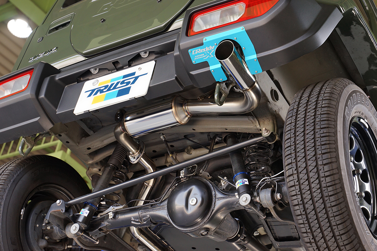 JB74W]GReddy Xross Exhaust S-Style | GReddy Produce by TRUST
